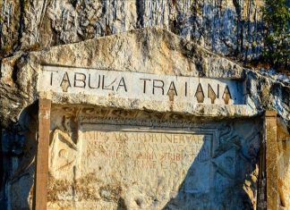 Trajanova tabla (Tabula Traiana) – NP Đerdap Trajanova tabla