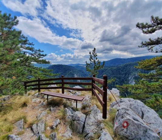 Vidikovac Sokolarica – Savršen pogled na kanjon Rače Vidikovac Sokolarica